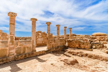 The Ruins of Paphos Archeological Site