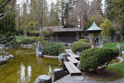 Jardín de la amistad japonesa del Kelly Park San Jose