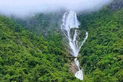 Dudhsagar Falls Goa India